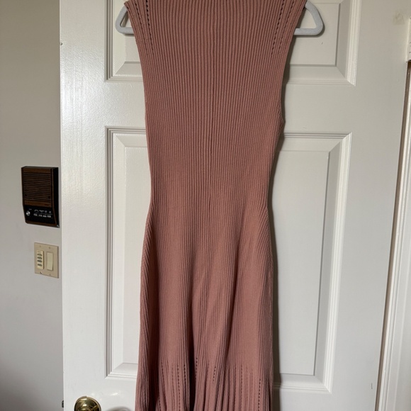 Club Monaco Rose Sleeveless Pointelle Dress - Picture 3 of 3